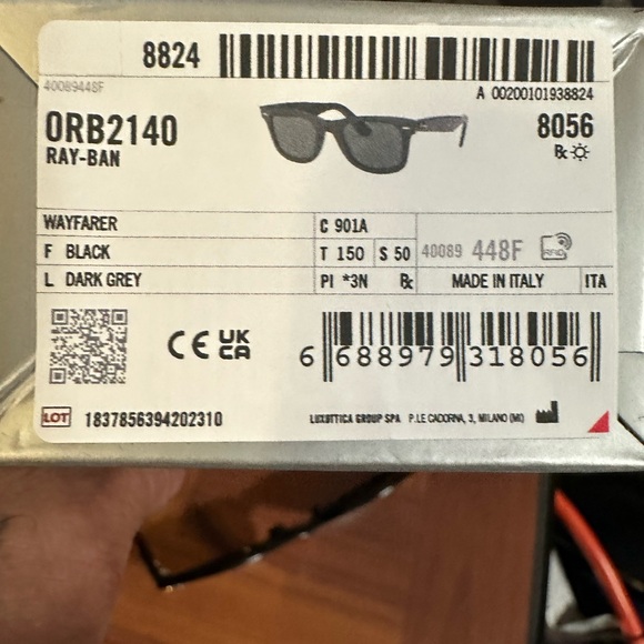 RayBan 2140 901A black/grey lenses 50mm - Picture 11 of 11